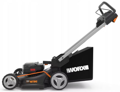 Batteridrevet Plæneklipper WG748E 46 cm 40V 2x4Ah