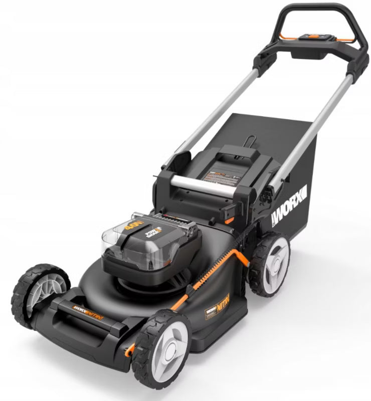 Batteridrevet Plæneklipper WG748E 46 cm 40V 2x4Ah