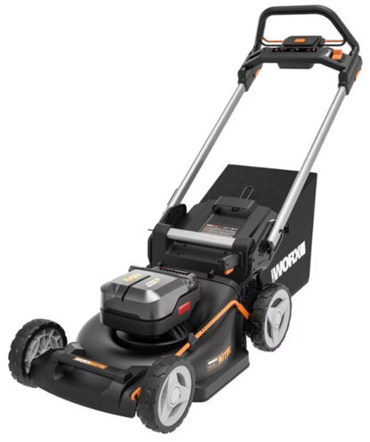Batteridrevet Plæneklipper WG749E 46 cm Selvkørende