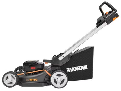 Batteridrevet Plæneklipper WG749E 46 cm Selvkørende
