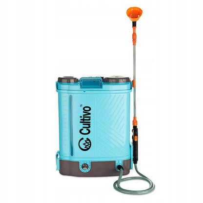Batteridrevet Rygsprøjte 16 Liter Blå med 98 cm Lanse