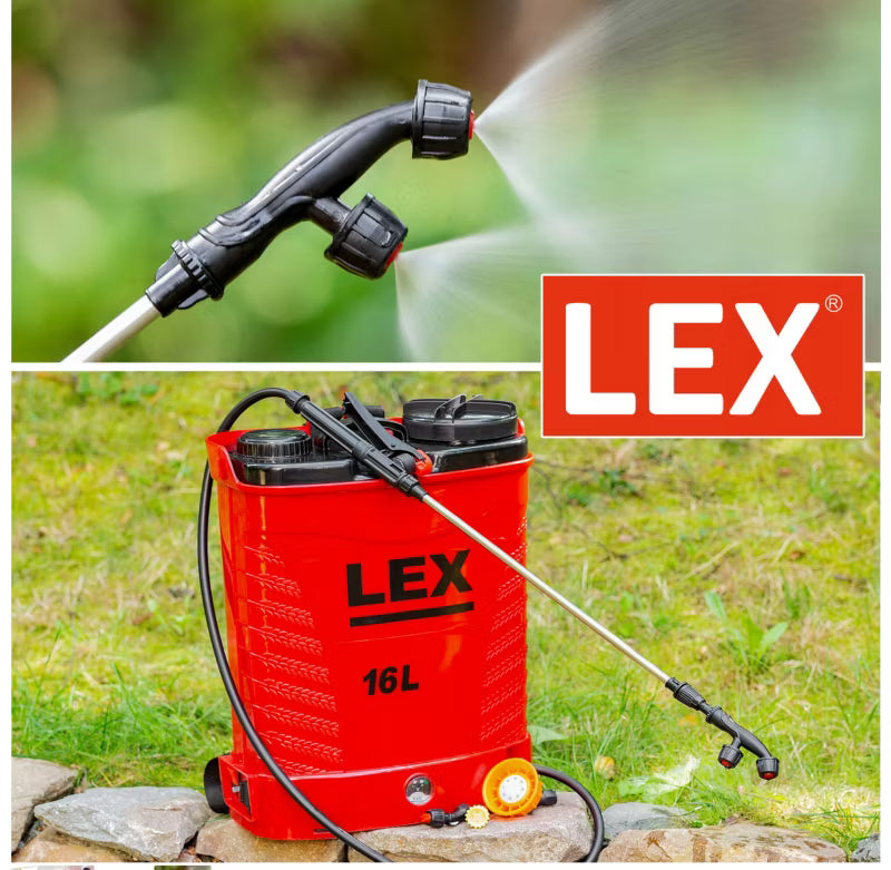 Batteridrevet Rygsprøjte 16 Liter 12V