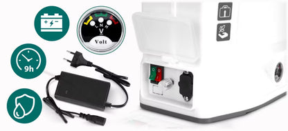 Batteridrevet Rygsprøjte 16 Liter Hvid