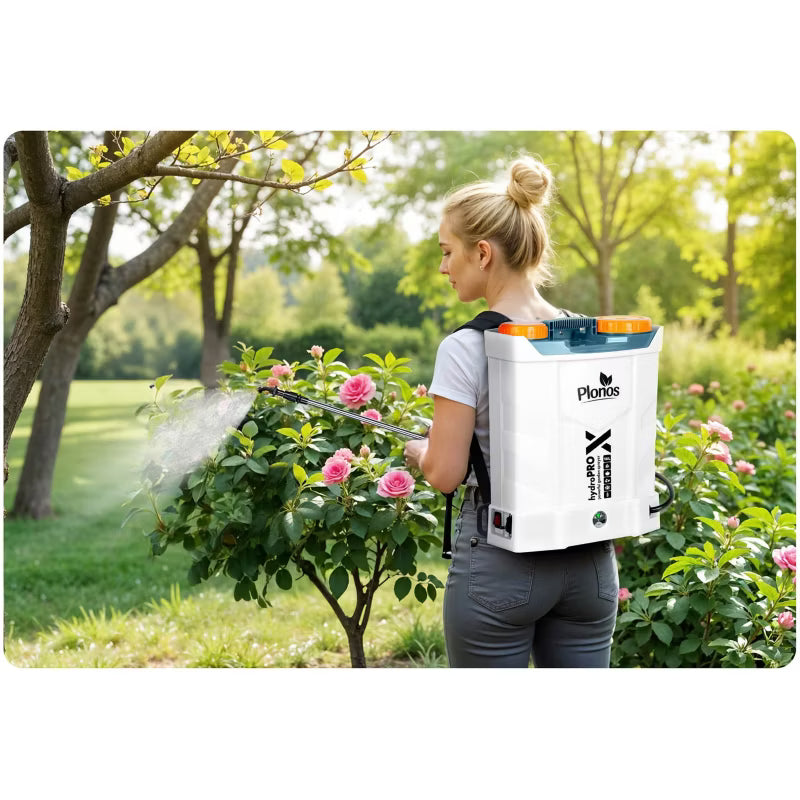 Batteridrevet Rygsprøjte 16 Liter Hvid