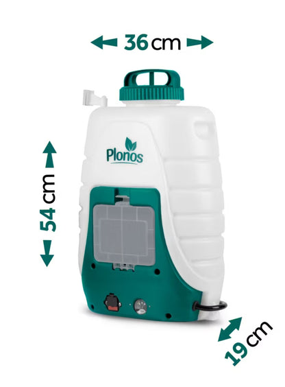 Batteridrevet Rygsprøjte 18 Liter Grøn
