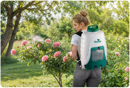 Batteridrevet Rygsprøjte 18 Liter Grøn