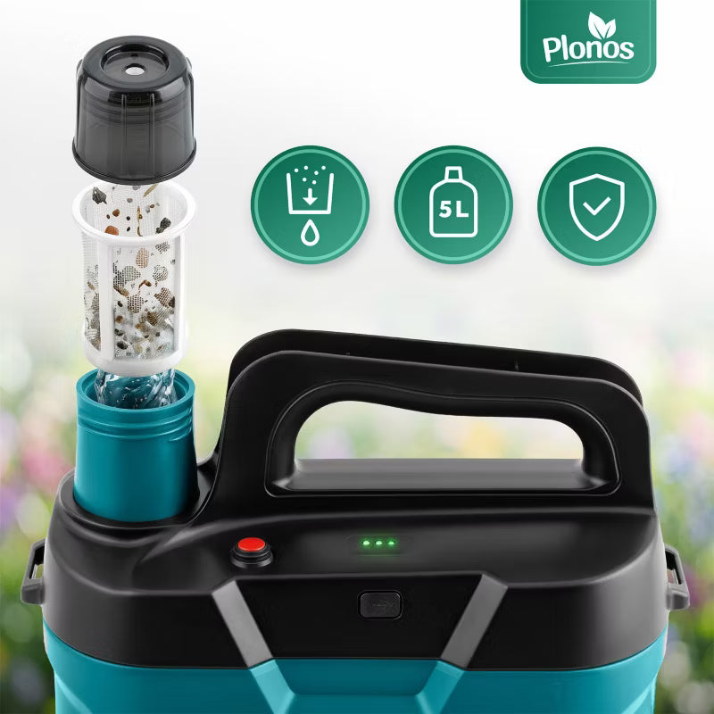 Batteridrevet Tryksprøjte PL-607 5 Liter Grøn