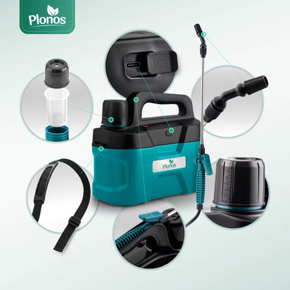 Batteridrevet Tryksprøjte PL-607 5 Liter Grøn