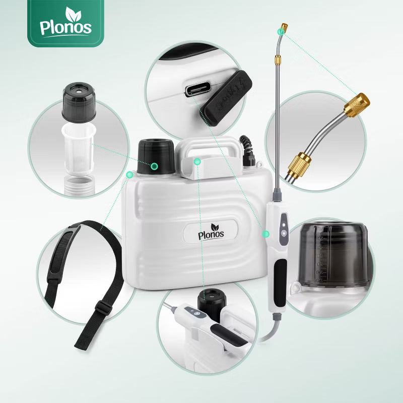 Batteridrevet Tryksprøjte PL-608 5 Liter Hvid