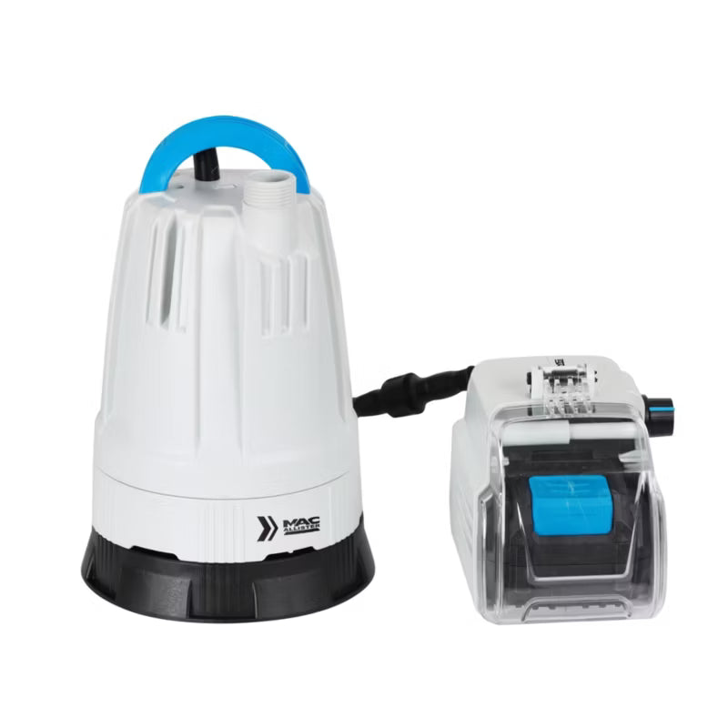 Batteridrevet Vandpumpe 18V 1900 l/t Blå