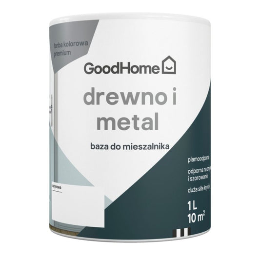 GoodHome træ-/metalbase 1 l halvblank BB