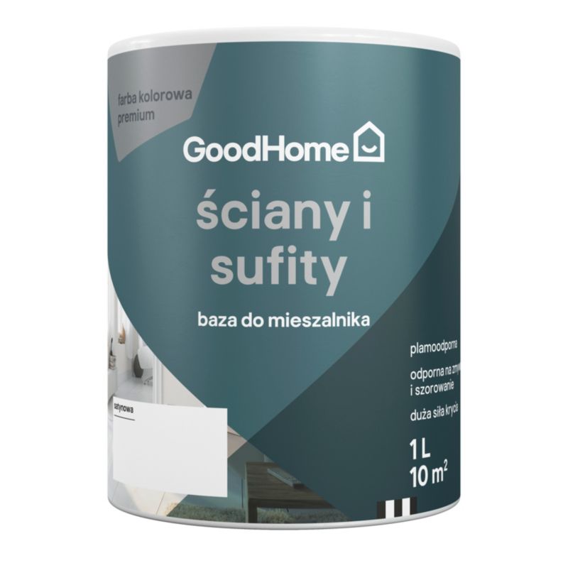 GoodHome Premium base til vægge og lofter 1 l satin