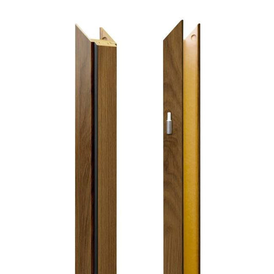 Premium justerbar karmbase 100-140 mm højre valnød
