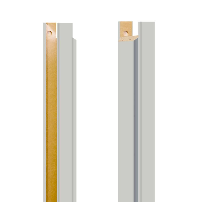 Baza Ościeżnicy Regulowana Fortia 135-155 mm 8 cm 90 Stopni Lewa Szara