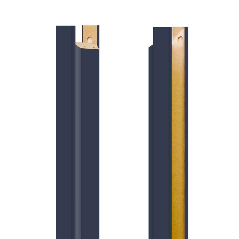 Fortia justerbar karmbase 135-155 mm 8 cm 90 grader højre navyblå
