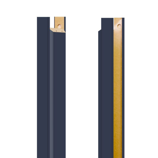 Fortia justerbar karmbase 135-155 mm 8 cm 90 grader højre navyblå
