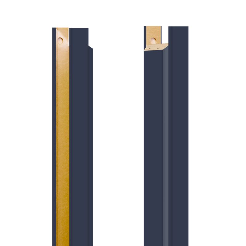 Regulerbar karmbasis Fortia 80-95 mm 8 cm 90 grader venstre marineblå