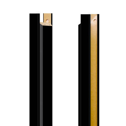 Fortia justerbar karmbasis 95-115 mm 8 cm 90 grader venstre sort