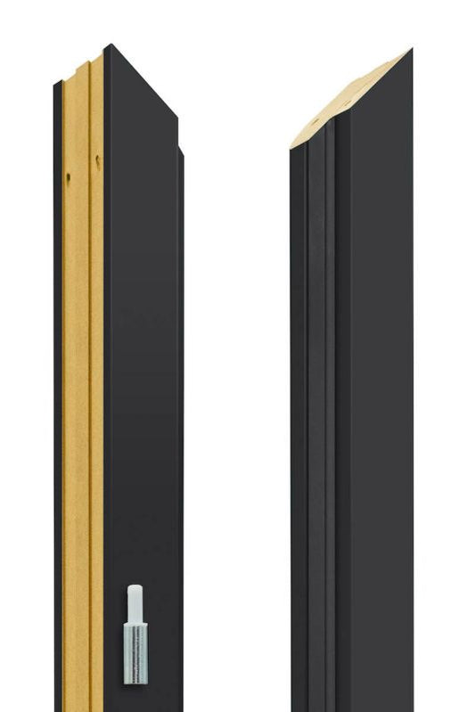 Fast karmbasis Stira Door venstre mat-sort premium