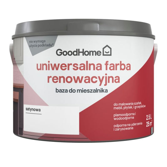 GoodHome renoveringsbase 2,5 l satin