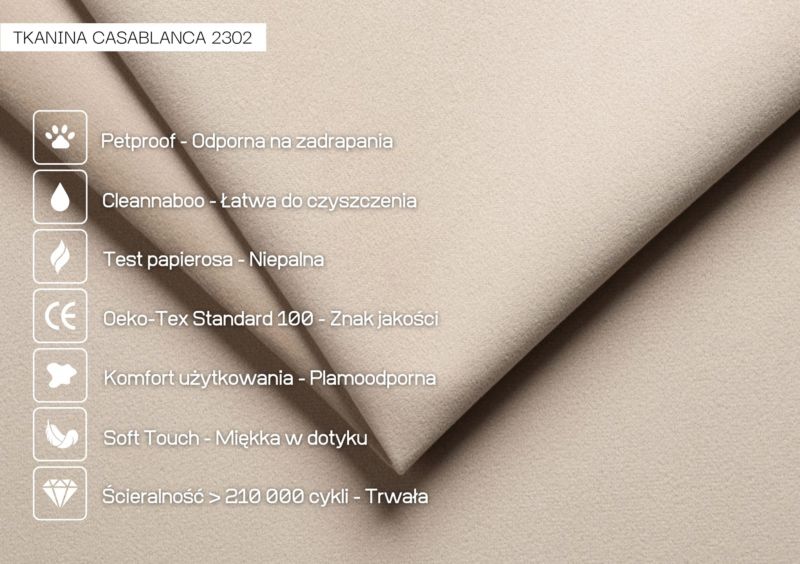 Dagpude Triangel 140 cm Beige