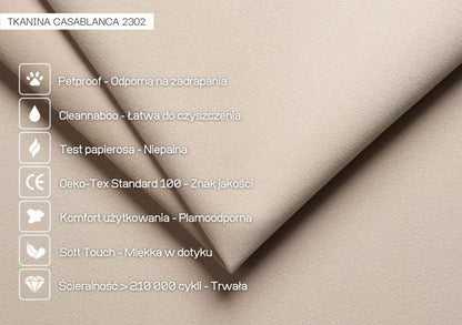Dagpude Triangel 160 cm Beige