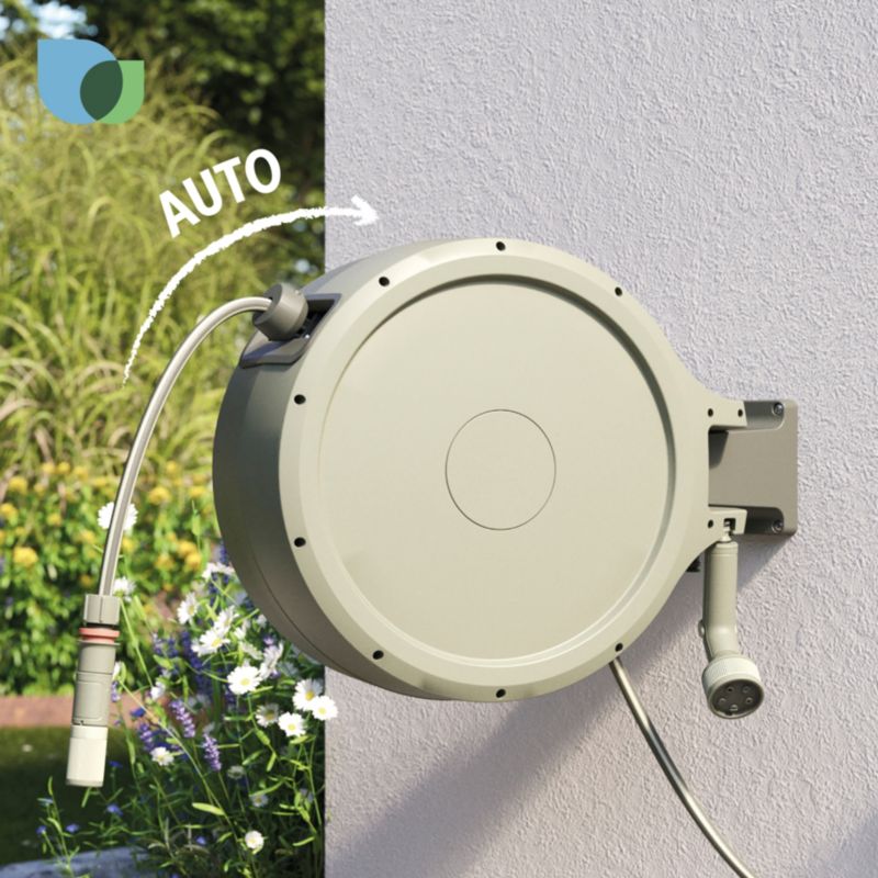 Selvoprullende Verve tromle med 35 m slange