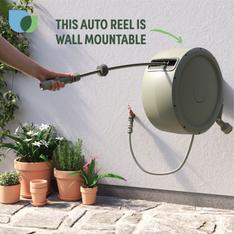 Selvoprullende Verve tromle med 35 m slange