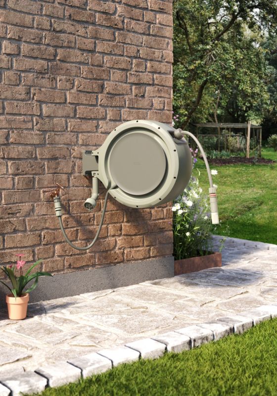 Selvoprullende Verve tromle med 35 m slange