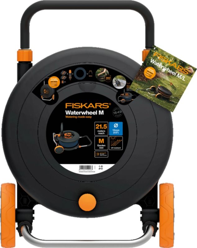 Fiskars slangevogn med slange 13 mm 1/2" 20 m