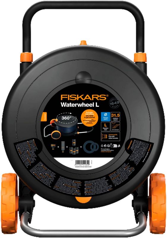 Fiskars slangevogn med slange 13 mm 1/2" 20 m