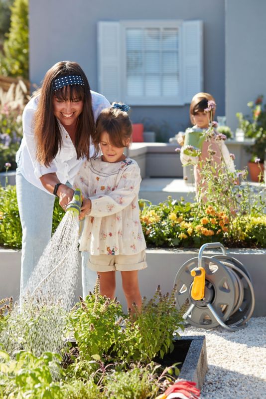 Hozelock slangevogn med 25 m slange Ø 12,5 mm og fittings