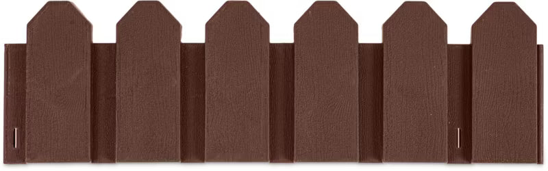 Bedafgrænsning 240x18 cm Brun Plast