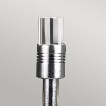 Bedlampe Ambleside LED 7,3x3 cm Sølv IP54