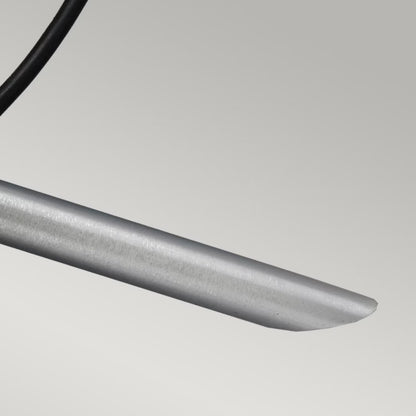 Bedlampe Ambleside LED 7,3x3 cm Sølv IP54