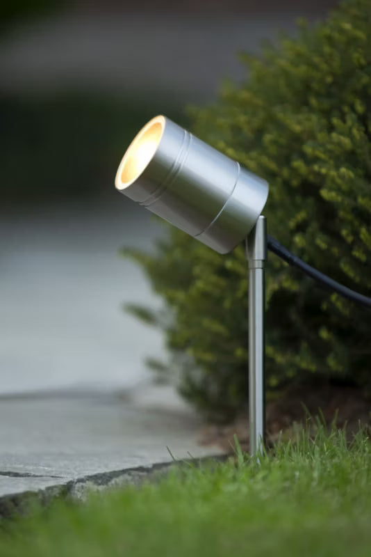 Bedlampe Arne-Led 36 cm Sølv IP44
