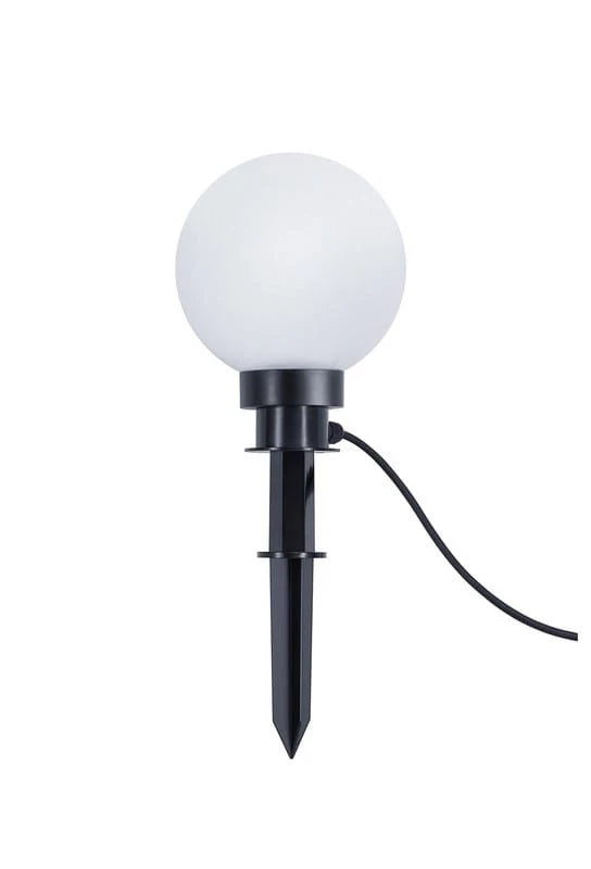Bedlampe Bolo 20x51,5 cm Sort IP44
