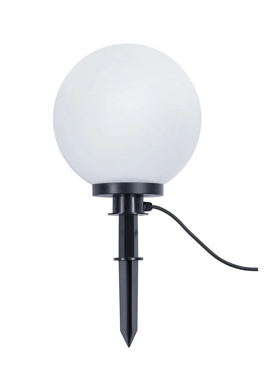 Bedlampe Bolo 30x60,3 cm Sort Kugle IP44