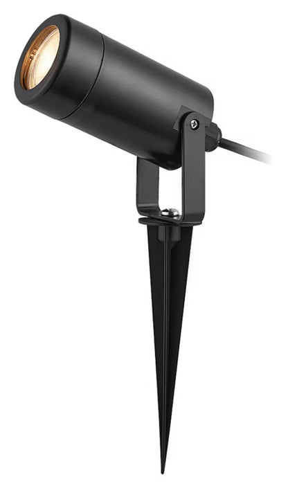 Bedlampe Krobia 25x11 cm Sort IP65