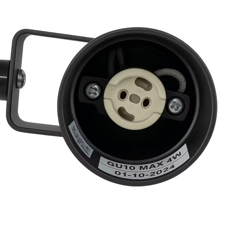 Bedlampe Krobia 25x11 cm Sort IP65
