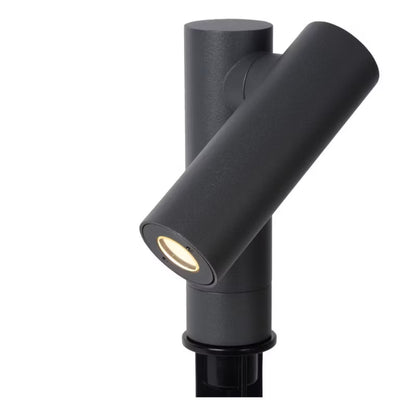 Bedlampe LED 13x10,5 cm Antracit IP65