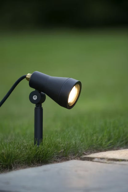 Bedlampe LED Spike 42x10,8 cm Sort IP54