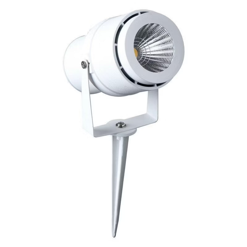 Bedlampe med Spyd LED 12W 7,3x25,5 cm Hvid