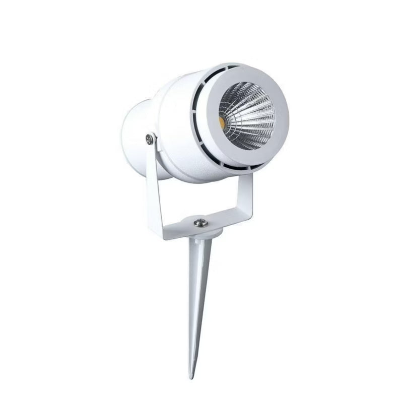 Bedlampe med Spyd LED 12W 7,3x25,5 cm Hvid