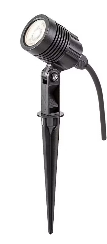 Bedlampe med Spyd LED 23,5 cm Sort IP65