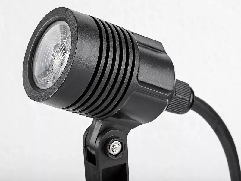 Bedlampe med Spyd LED 23,5 cm Sort IP65