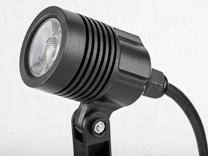 Bedlampe med Spyd LED 23,5 cm Sort IP65