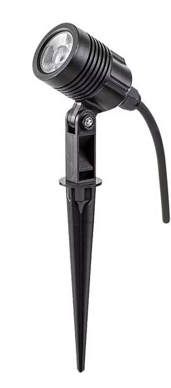 Bedlampe med Spyd LED 23,5 cm Sort IP65