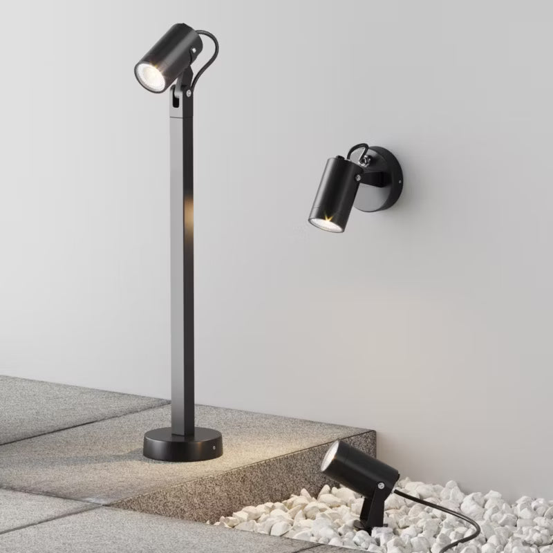 Bedlampe med Spyd Scope 29,5x9,5 cm Sort IP65