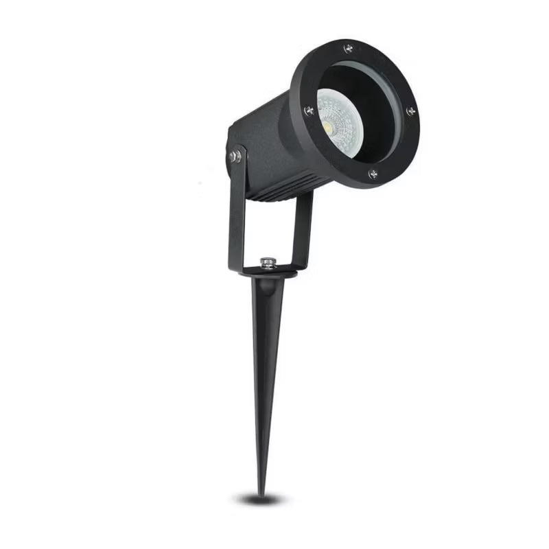 Bedlampe med Spyd VT-769 9,5x9,5x33,5 cm Sort IP44